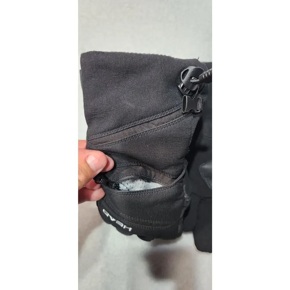 HEAD Winter Gloves XS Black Waterproof Breathable Insulated